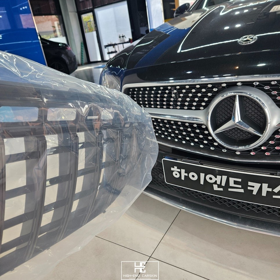 벤츠 E클래스 크롬죽이기 잘하는곳 파주랩핑 하이엔드카스킨