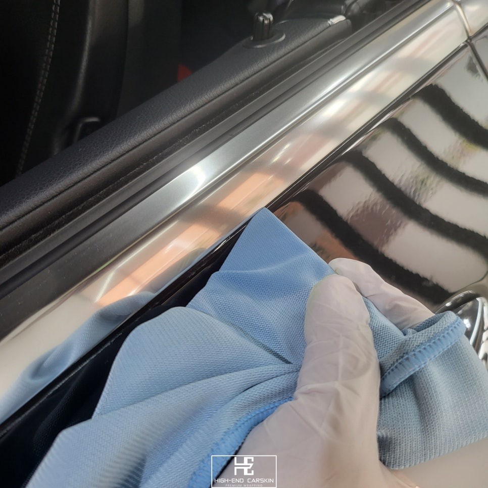 벤츠 E클래스 크롬죽이기 잘하는곳 파주랩핑 하이엔드카스킨