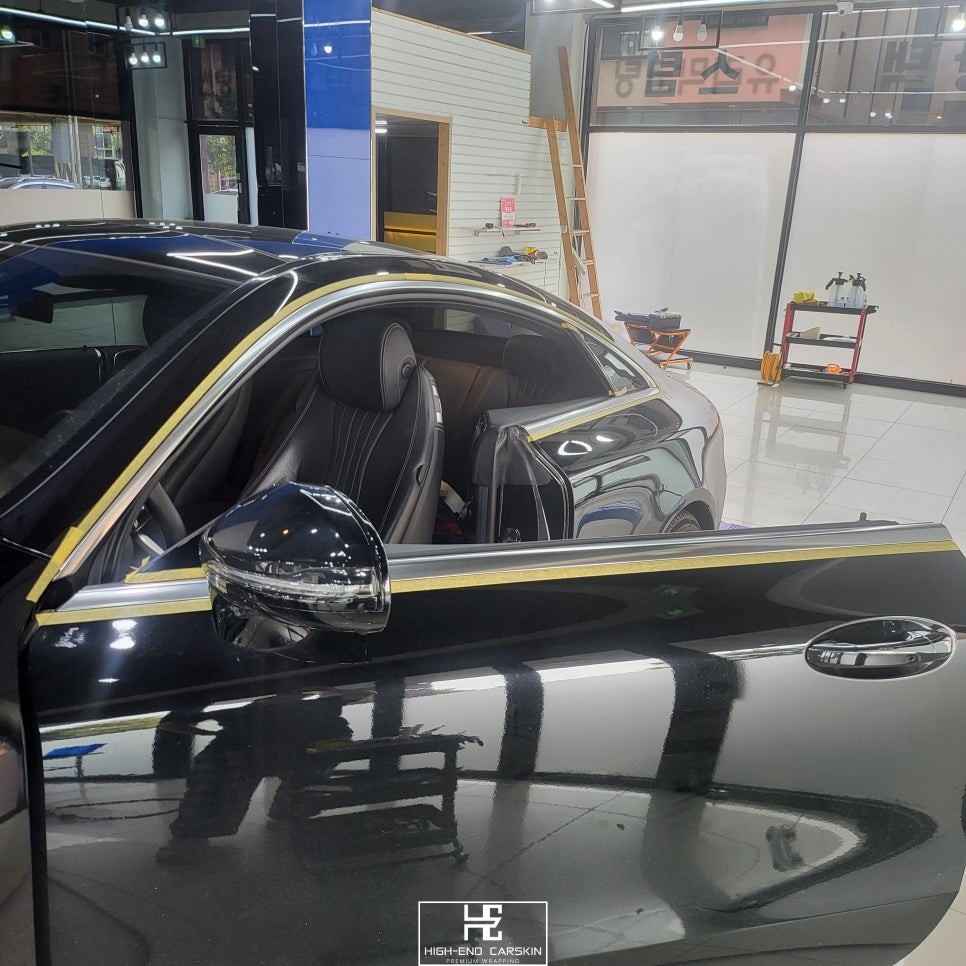 벤츠 E클래스 크롬죽이기 잘하는곳 파주랩핑 하이엔드카스킨