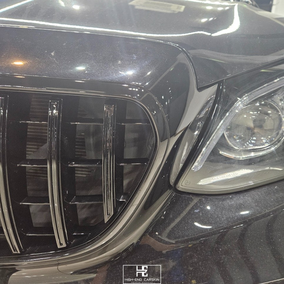 벤츠 E클래스 크롬죽이기 잘하는곳 파주랩핑 하이엔드카스킨