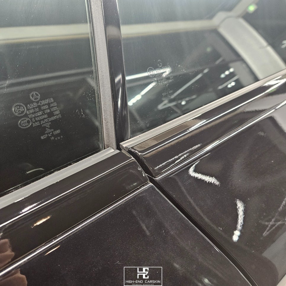 벤츠 E클래스 크롬죽이기 잘하는곳 파주랩핑 하이엔드카스킨
