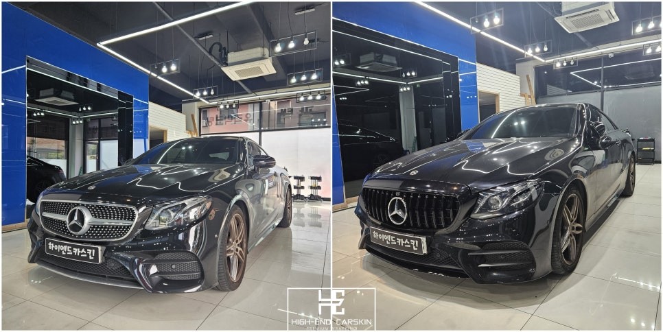 벤츠 E클래스 크롬죽이기 잘하는곳 파주랩핑 하이엔드카스킨