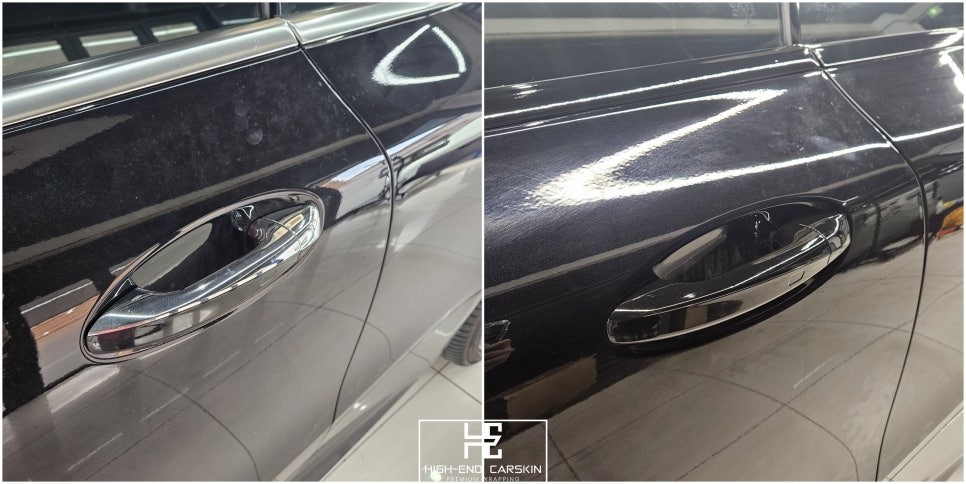 벤츠 E클래스 크롬죽이기 잘하는곳 파주랩핑 하이엔드카스킨