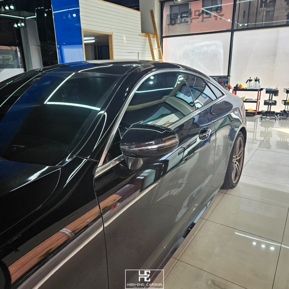 벤츠 E클래스 크롬죽이기 잘하는곳 파주랩핑 하이엔드카스킨