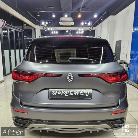 QM6 사틴그레이 전체랩핑 보험처리 재시공사례 / 파주시 와동동