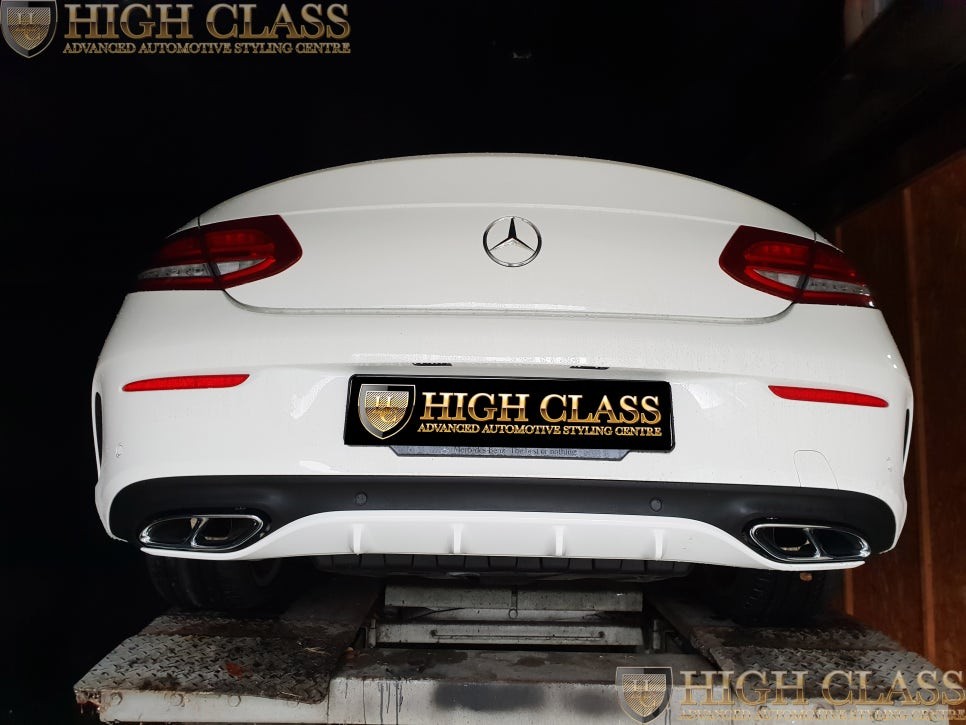 벤츠 카브리올레 C43 AMG 머플러팁 / 서울 강동, 송파, 하남, 광진구