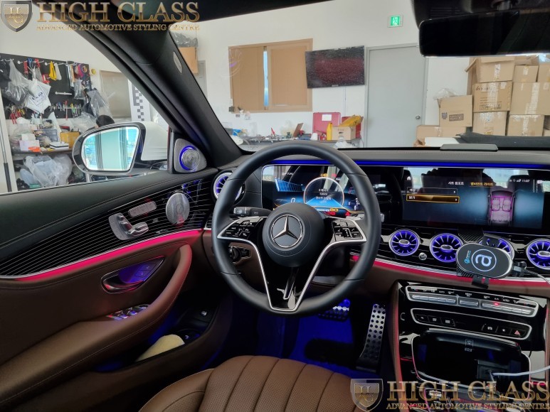 벤츠 E클래스 페리 3D 국산 부메스터 송풍구엠비언트 실내 패키지 / 서울 강동, 송파, 하남, 광진구