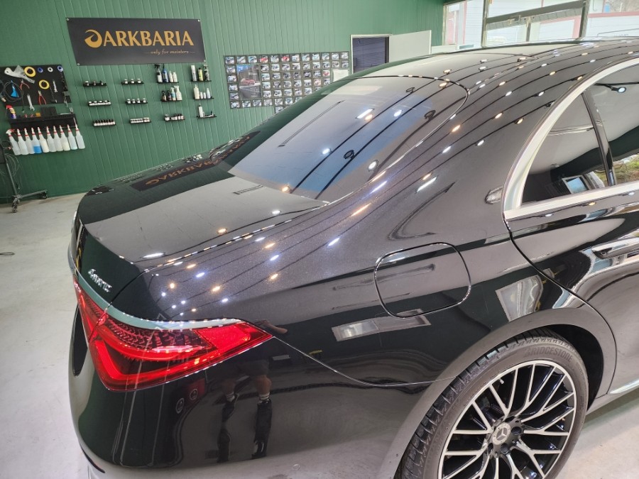 아산 손세차 벤츠 S580 프리미엄 세차 시공 후기