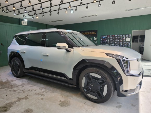 아이보리 매트 실버 EV9 무광 색상 정보 / 아산 음봉면