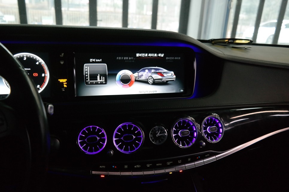 대구 벤츠 S클래스 W222 S350 송풍구 엠비언트 시공 리뷰