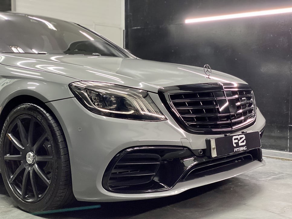 인천서구랩핑 S63 AMG 락그레이 전체랩핑시공