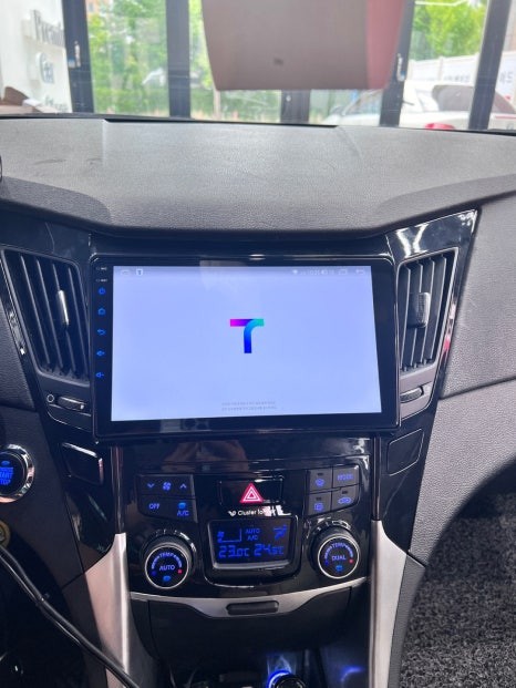 기존 네비 사용이 불편한 yf소나타 동구 각산 cdt h1 안드로이드 올인원으로 업그레이드하기