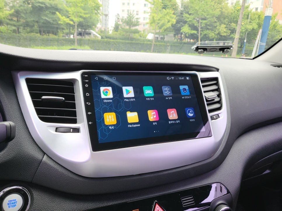 2017년식 투싼, 대구 안드로이드 올인원으로 신형 업그레이드!