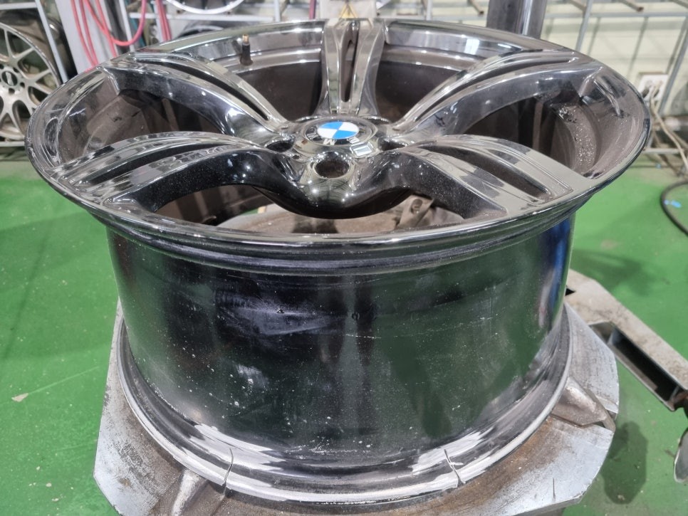 대구/경산/휠도색/휠수리/휠복원/잘하는곳/BMW/520D/19인치/M5스타일/휠크랙/크랙수리