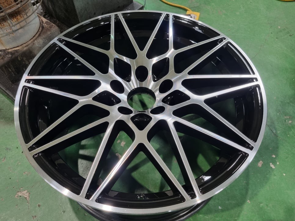 대구/경산/휠도색/휠수리/휠복원/잘하는곳/BMW/666M/스타일/19인치/다이나컷팅