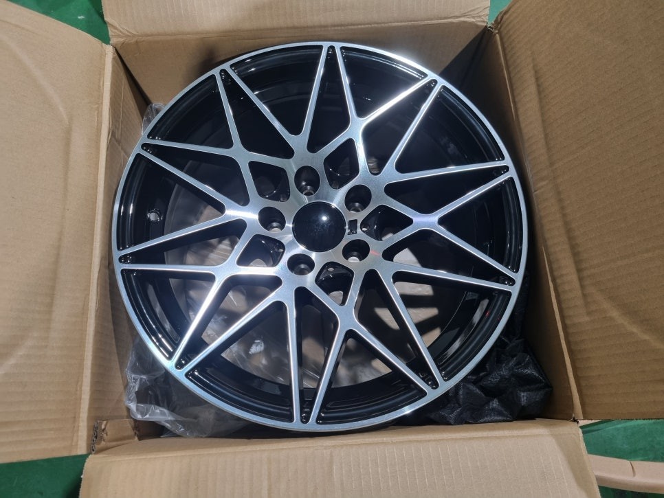 대구/경산/휠도색/휠수리/휠복원/잘하는곳/BMW/320D/18인치/신품휠/666M