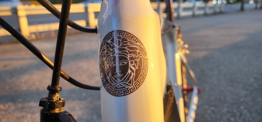 경기도 양주 하이브리드 로드 자전거 도색 (ps 레인보우펄 베르사체 st 커스텀) / 양주, 구리, 의정부