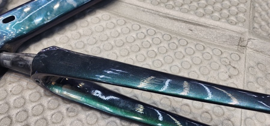 경기도 양주 하이브리드 로드 자전거 도색 (ps 레인보우펄 베르사체 st 커스텀) / 양주, 구리, 의정부