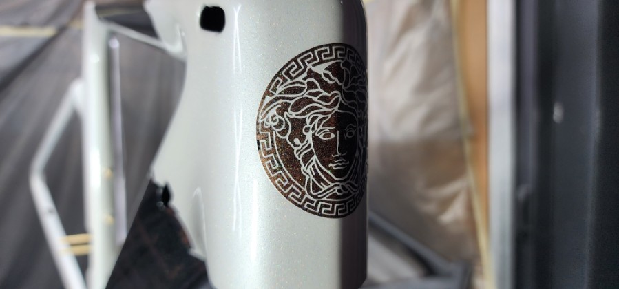 경기도 양주 하이브리드 로드 자전거 도색 (ps 레인보우펄 베르사체 st 커스텀) / 양주, 구리, 의정부