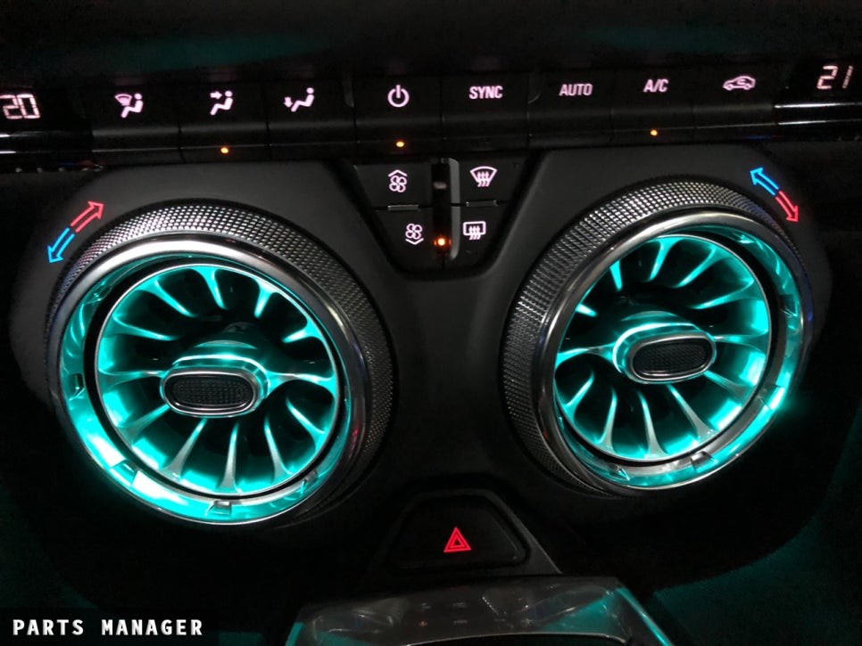 카마로SS 엠비언트 송풍구 & 리어루버 작업후기