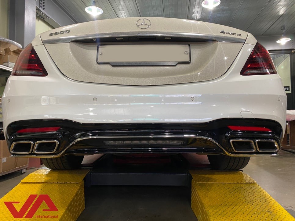 [벤츠튜닝맛집] 벤츠 S500 15년식 S63바디킷& 엠비언트 송풍구 장착후기