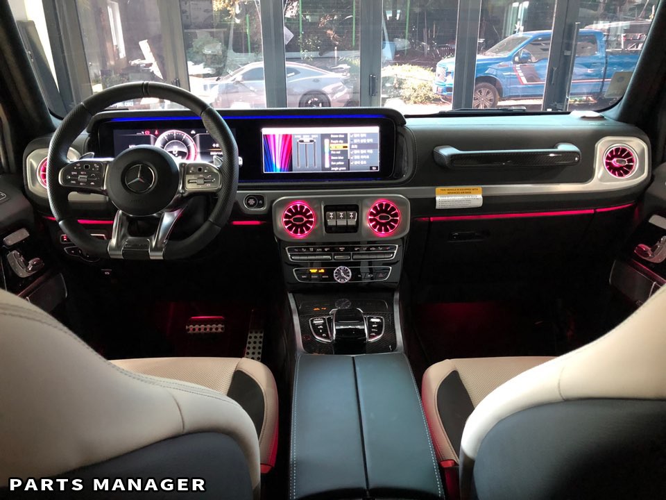 [벤츠 튜닝 맛집] 벤츠 G63 AMG _ 엠비언트 송풍구 & 실내 카본 키트 장착후기