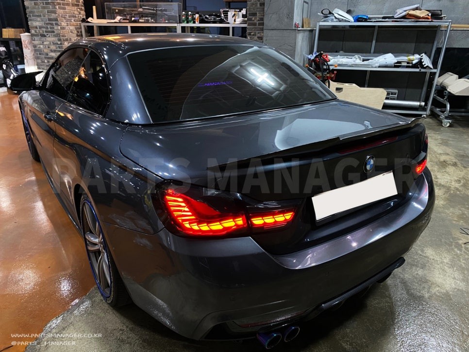 [수입차튜닝맛집] BMW 428I 컨버터블 M4 테일램프 장착후기