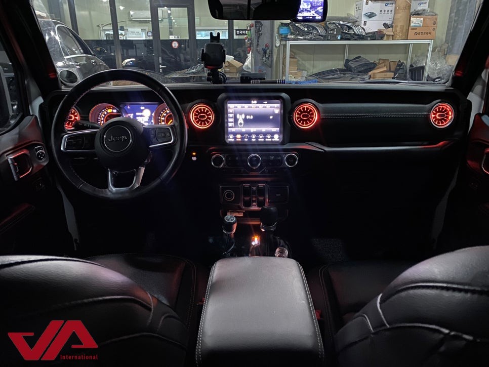 지프 랭글러 엠비언트 송풍구 작업후기