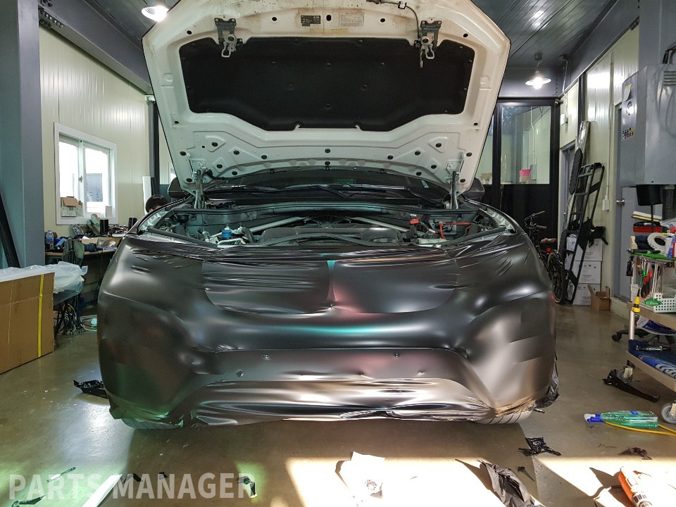 [하남/파츠매니저] BMW X6 에이버리 사틴블랙 전체 랩핑 작업!