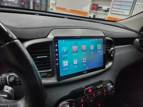 올 뉴 쏘렌토 안드로이드 올인원 순정 어라운드 뷰 UVO 사용