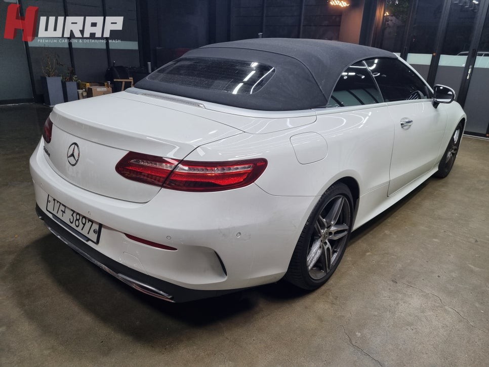 부천 수입차 랩핑 전문 <다크옐로우>의 매력 - 벤츠 E220d / 부천 소사구 송내동