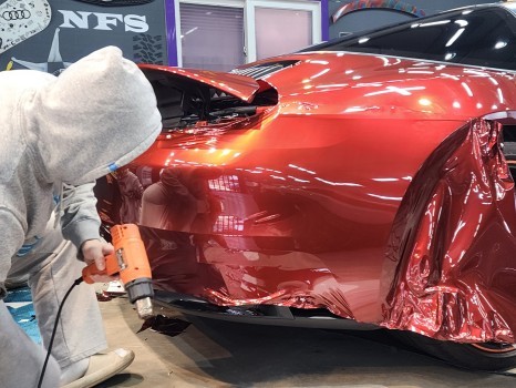 하남 미사 포르쉐 911 타르가 GTS 비닐프로그 루퍼스 레드             전체랩핑 / 911 타르가 헤리티지 에디션 데칼 시공 / 하남 하산곡동