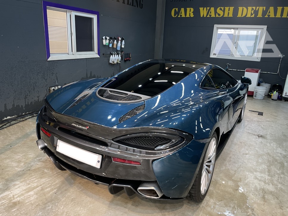 경기남부 / 경기도 하남 광주 랩핑 전문샵 맥라렌570GT 택랩 카키그린 전체랩핑 시공 / 하남 하산곡동 / 하남.광주