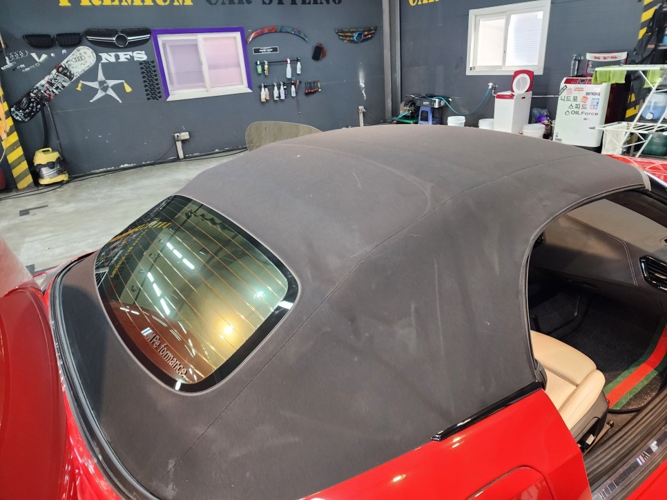 하남수입차관리전문점 BMW Z4 소프타탑코팅,광택,시트크리닝