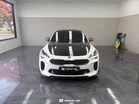 [천안랩핑/PPF] 스팅어 본넷 카본 PPF 재시공 / 충남 천안