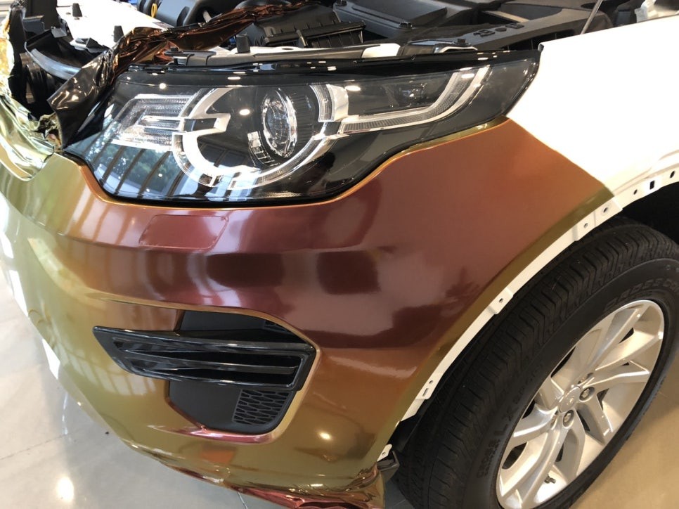 <부산랩핑,부산ppf>랜드로버 디스커버리스포츠 카멜레온 전체랩핑 / 부산 강서구 명지동