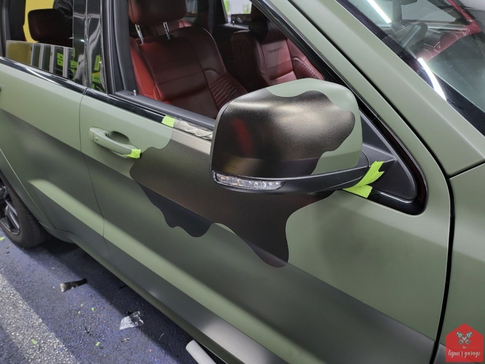 707마력 괴물 SUV!!! 부산랩핑 전문점 현스게러지 지프 그랜드 체로키 트랙호크 카모플라쥬 랩핑 시공 소개 / 부산 강서구 명지동