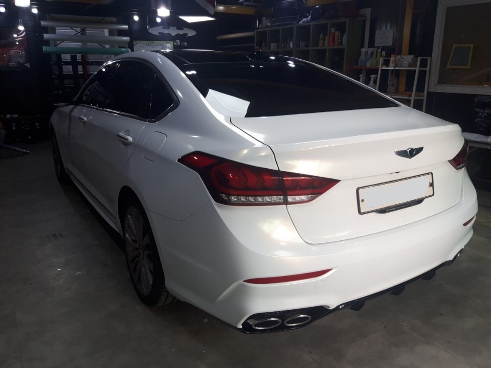 <부산랩핑,부산ppf>제네시스 G80 스포츠 전체랩핑 / 부산 강서구 명지동