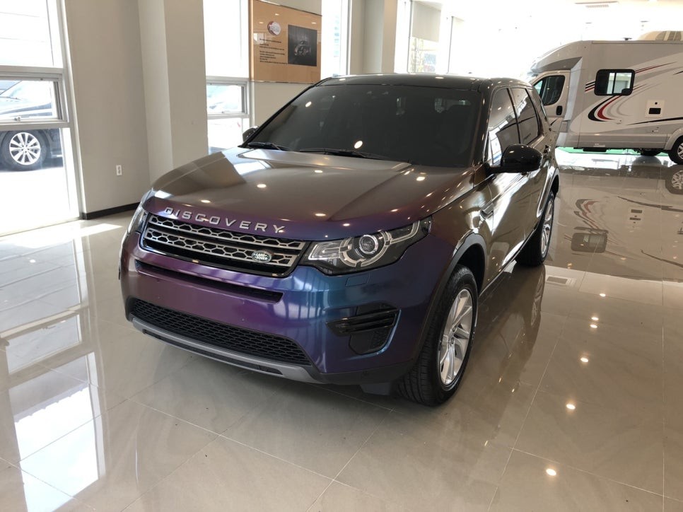 <부산랩핑,부산ppf>랜드로버 디스커버리 스포츠 카멜레온 전체랩핑 / 부산 강서구 명지동