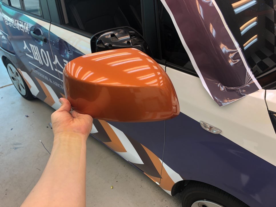 <부산랩핑,부산ppf,부산자동차랩핑>레이 자동차 광고랩핑 / 부산 강서구 명지동