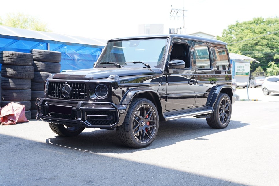 지바겐 G63AMG AMG 정품 블랙 불바 / 블랙 레터링 / 브라부스 가변 머플러 BRABUS , AMG / 경기 성남 분당