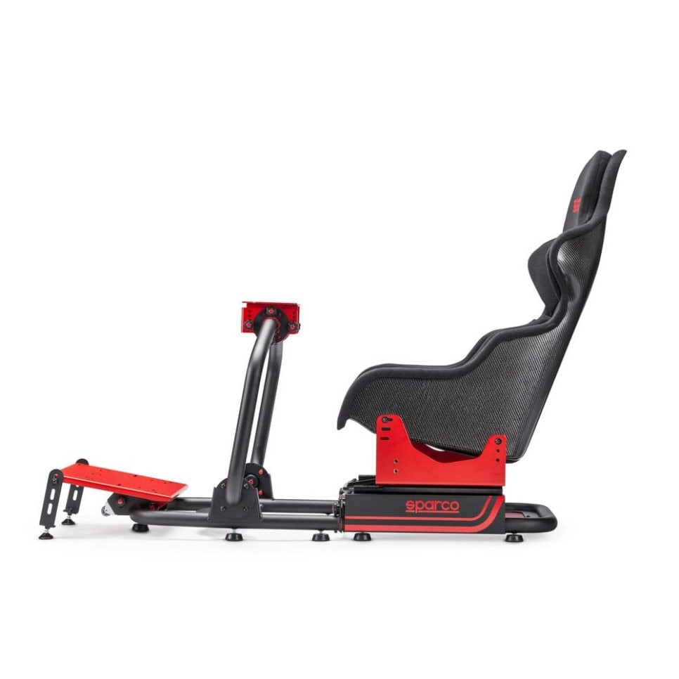 스파르코 Car racing simulator EVOLVE SPARCO 레이싱 휠 스탠드 + 카본 버킷 시트 게임 시트 / 경기 성남 분당