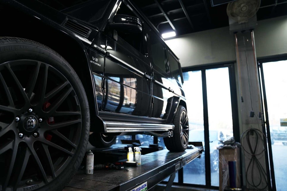벤츠 지바겐 W463 G63AMG 브라부스 가변 머플러 BRABUS / 경기 성남 분당