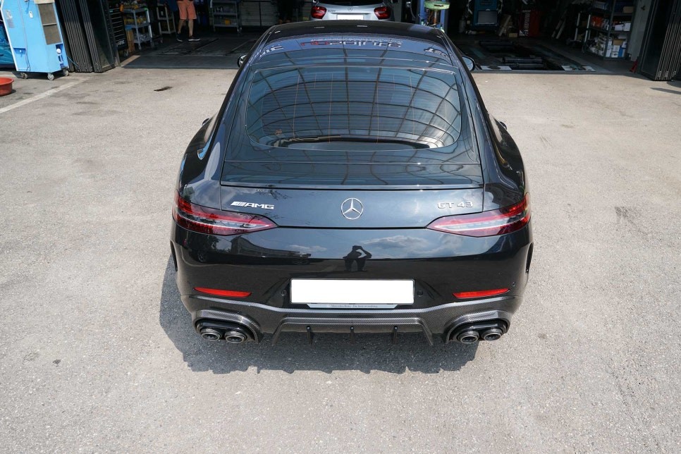 X290 AMG GT43 브라부스 카본 리어 디퓨져/ 가변 머플러 장착 BRABUS 정품 / 경기 성남 분당