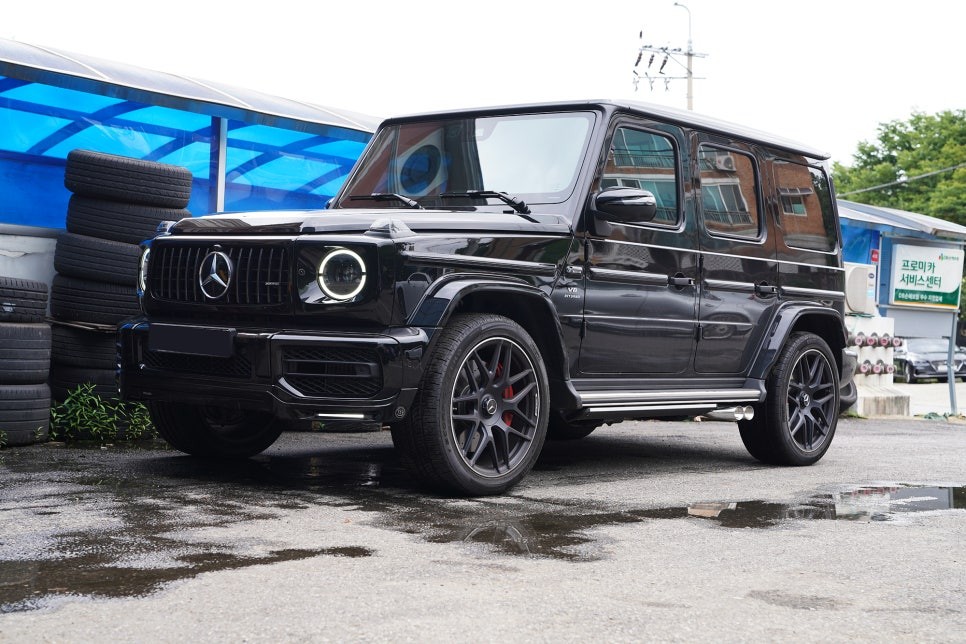 지바겐 G63AMG 브라부스 정품 프런트 LED 립 스포일러 BRABUS 정품 / 경기 성남 분당
