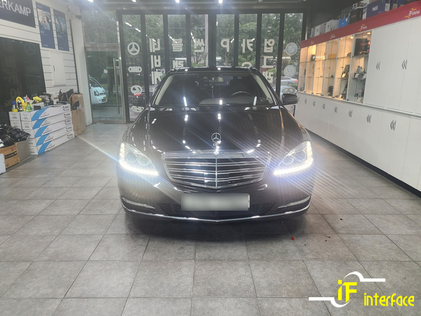 김해 장유 벤츠 W221 S클래스 엠비언트 라이트 실내 분위기 드레스업 / 김해,양산,부산