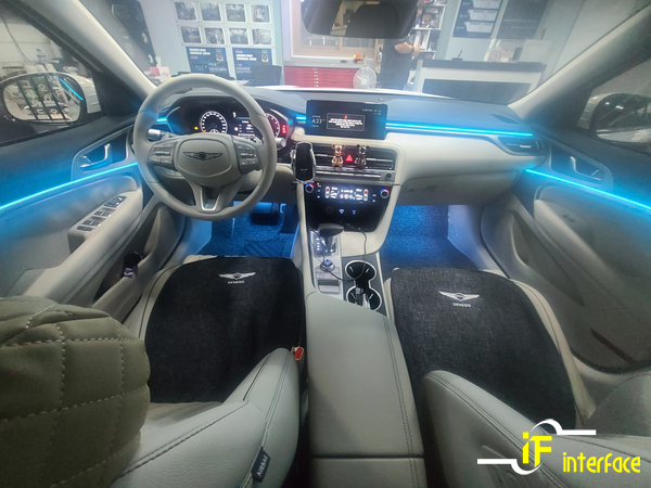 김해 엠비언트 제네시스 G70 무빙 엠비언트로 실내 드레스 업 / 김해,양산,부산