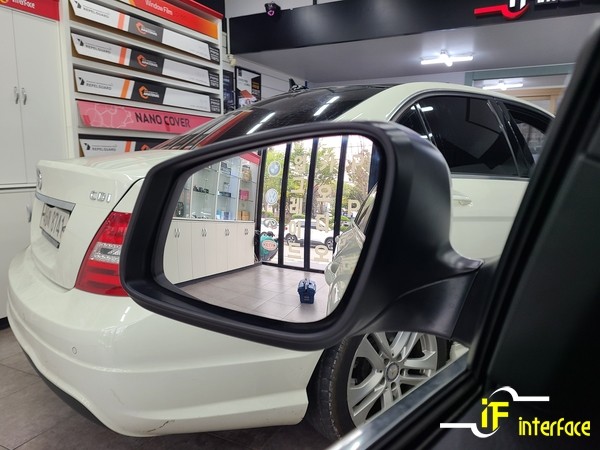 bmw f10 5시리즈 김해 장유 옵틱글래스 광각미러 교체 및 블랙박스 보조배터리 장착