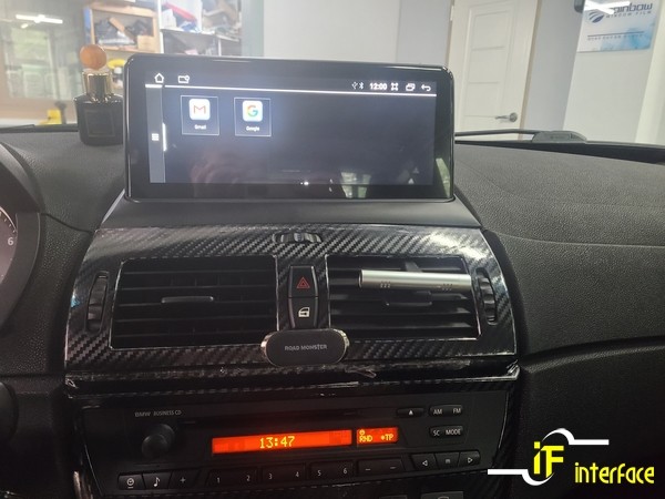 BMW X3 E83 10.25 모니터 안드로이드 올인원 장착 / 김해,양산,부산