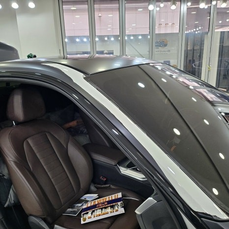 BMW 4시리즈 쿠페 뒤휀다 사틴블랙 랩핑 재 시공 / 불가피한 사고로인해 부분랩핑 재시공 해드렸습니다^^ / 부천랩핑